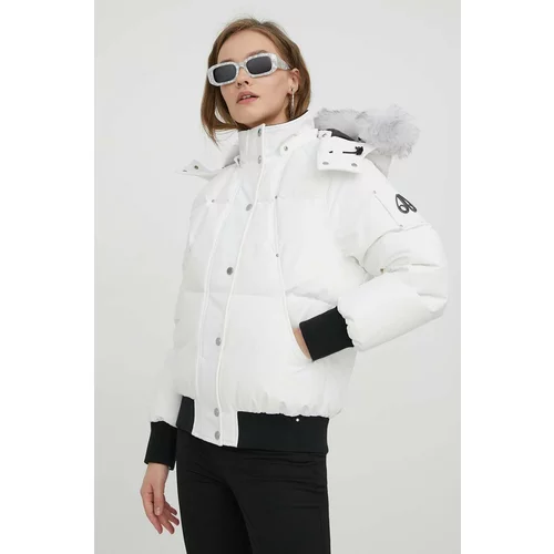 Moose Knuckles Pernata jakna za žene, boja: bijela, za zimu