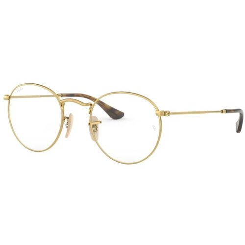 Ray-ban Ray Ban Okvir za naočare Round 0RX3447V 2500 47-50-53, Zlatne boje Cene