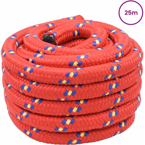  Konopac za čamce 25 m 3 Crvena PP Slike