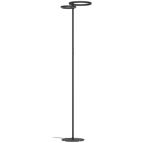 Eglo 901974 - led podna lampa castelpoto sa prigu&amp;scaron;ivačem LED/16W/230V + LED/12W crna Slike