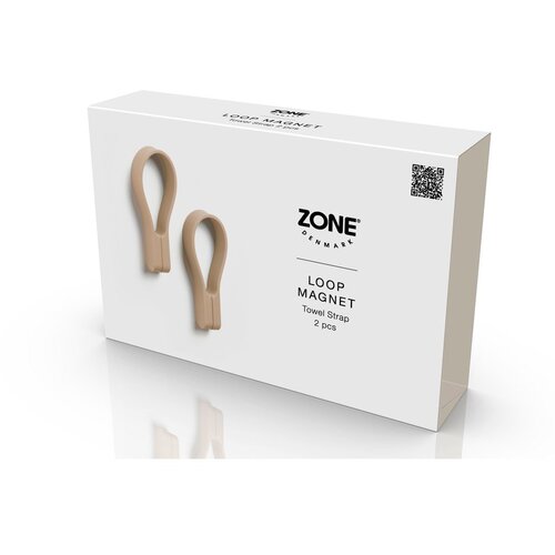 Zone Bež sponke za brisače v kompletu 2 ks z namestitvijo brez vrtanja Loop &amp;ndash; Slike