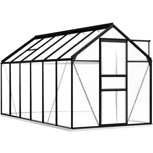 vidaXL Rastlinjak z okvirjem antraciten aluminij 7,03 m&sup2; Cene