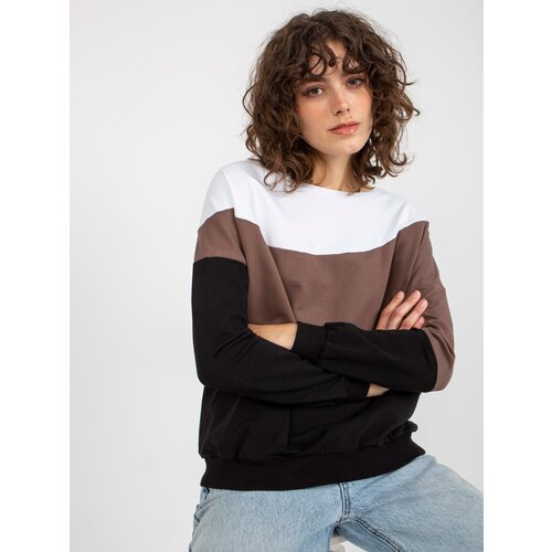 RELEVANCE Sweatshirt-RV-BL-8430.61P-white-black Cene