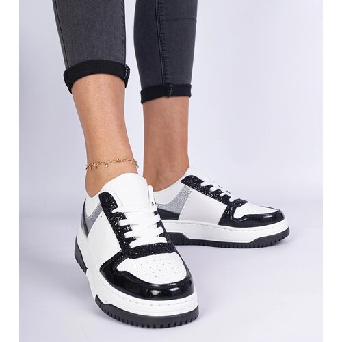 Gemre Black women&amp;#039;s sneakers with thick soles Dolla Slike