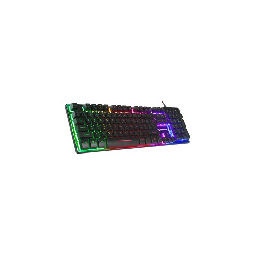  Tastatura gaming RAMPAGE Titan K9 Black USB Rainbow Color Backlit US/EGNLISH Layout FULL SIZE Cijene