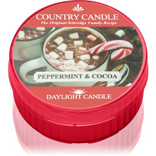 Country Candle Peppermint & Cocoa čajna sveča 42 g Cene