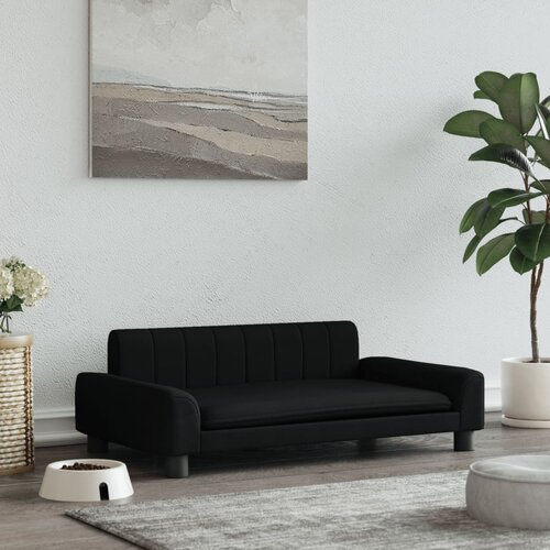 vidaXL Krevet za pse crni 90 x 53 x 30 cm od tkanine Cijene