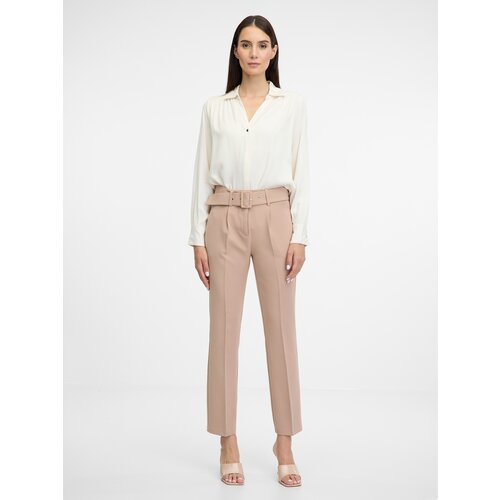 Orsay Beige women&amp;#039;s trousers - Women&amp;#039;s Slike