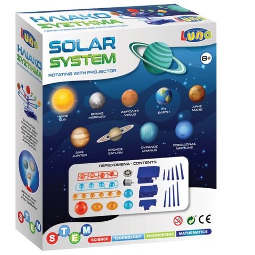  IGRAČKA SOLARNI SUSTAV S PROJEKTOROM LUNA TOYS DIAKAKIS 000621966 Slike