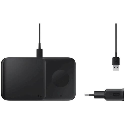 Samsung bežični punjač duo s adapterom 9W black Slike