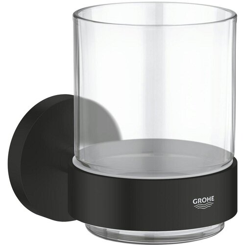 Grohe Essentials set ča&scaron;a sa držačem MATTE Black 1022562430 Cene