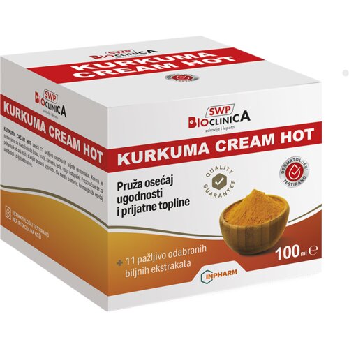 Bioclinica Krema Kurkuma Cream Hot, Za hronične bolove u kostima, 100 ml Cene