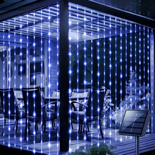  solarne dekorativne plave sijalice 3x3m Cene