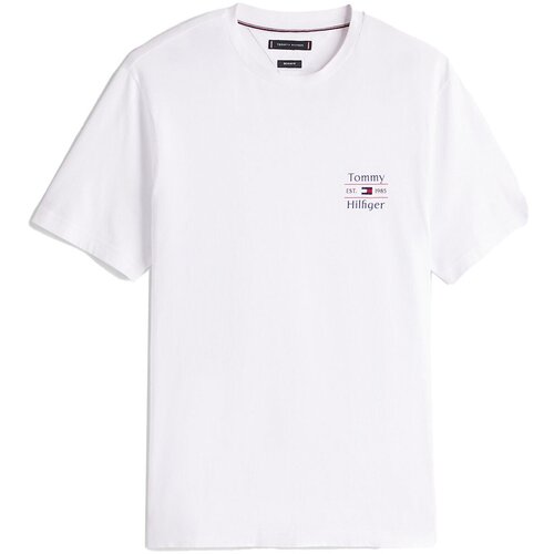 Tommy Hilfiger Majice s kratkimi rokavi MW0MW38622 Bela Cene