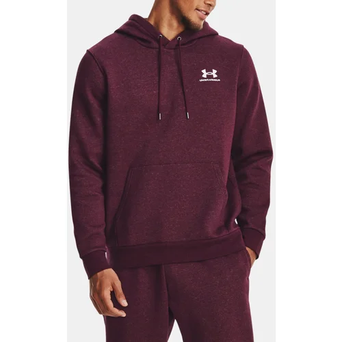 Under Armour Sweatshirt UA Essential Fleece Hoodie-MRN - Men