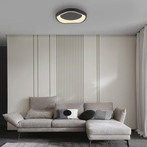 SCH&amp;Ouml;NER WOHNEN 14233-18 - LED prigu&amp;scaron;iva stropna svetiljka MONTA LED/21W/230V crna Slike