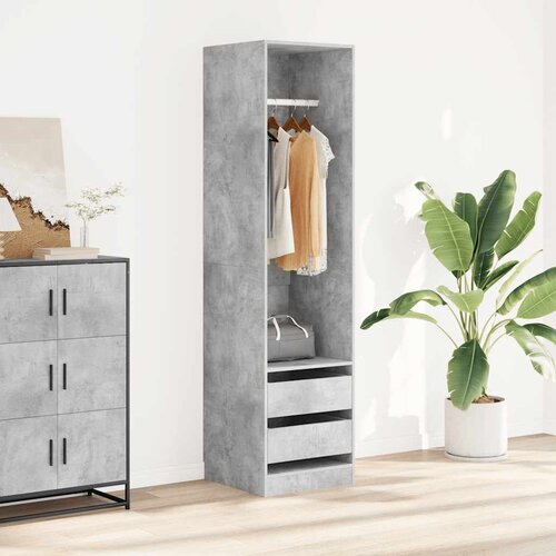  Ormar s ladicama boja betona 50x50x200 cm od konstruiranog drva Cijene
