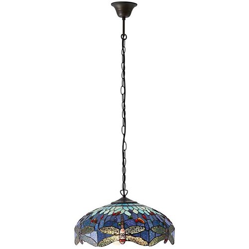 Endon 64080 - Luster na lancu Tiffany DRAGONFLY 3xE27/60W/230V prečnika 41 cm Cene