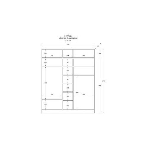 Hanah home beli mat ormar rb 185 13 (167RAB1206) Slike