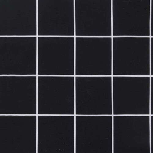  Jastuci za vrtnu stolicu 4 kom crni karirani 40x40x4 cm tkanina Slike