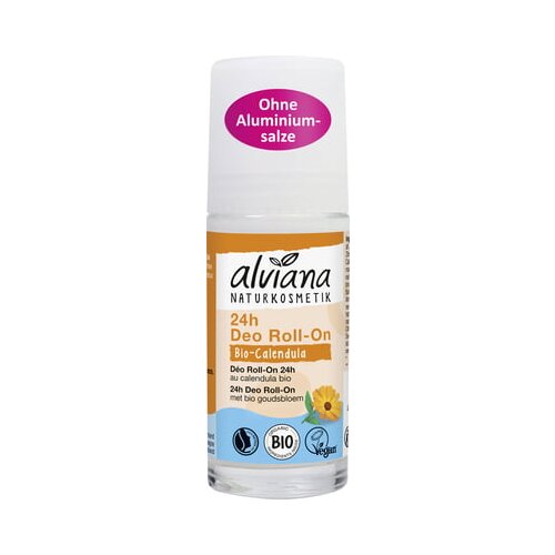 Alviana naravna kozmetika organic calendula 24h deodorant roll-on Slike