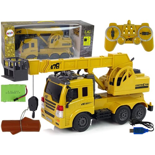  Remote Controlled Truck 1:20 Lift Crane Pilot 2.4G Sound Lights Cijene