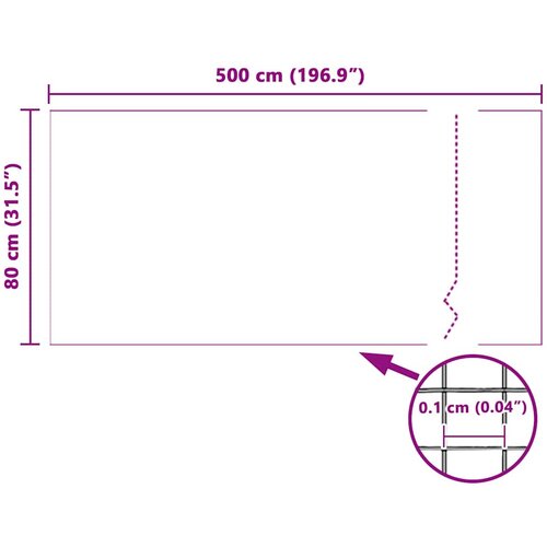  Mreža protiv insekata Bijelo 80 x 500 cm Stakloplastika Slike