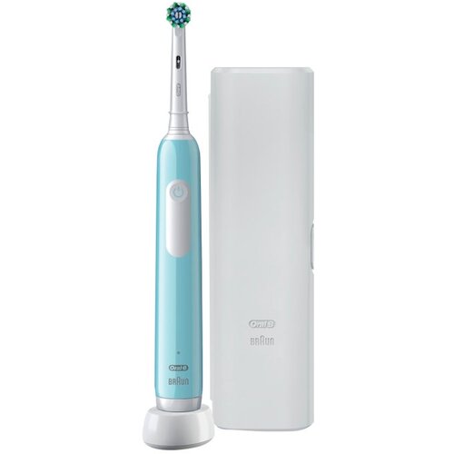 Oral-b Pro Series 1 električna četkica za zube s putnom torbicom, Caribbean Blue Slike