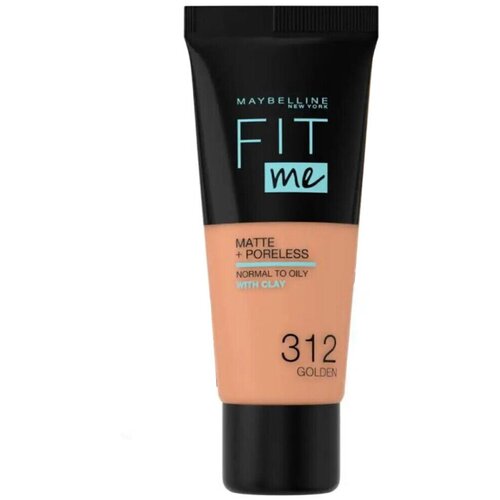 Maybelline Pudri & podlage Fit Me Matte Poreless Foundation - 312 Golden Bež Cene