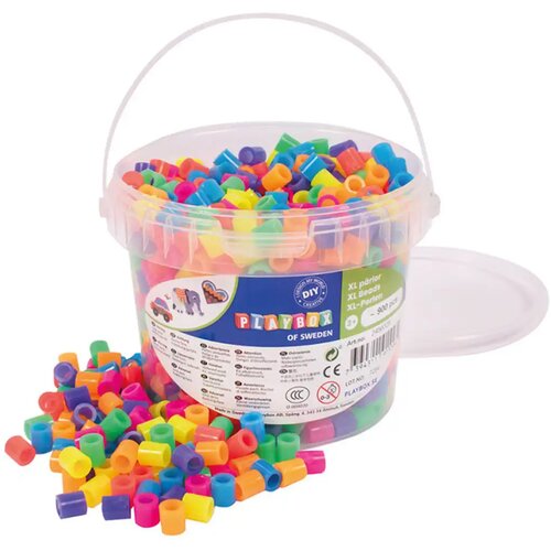 Playbox PlayBox: 9 mm XL MAXI neonske barvne likalne perle v vedru, paket 900 kosov Cene