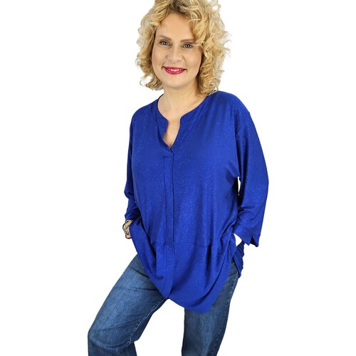 Pri Elegant oversize Brocade tunic shirt with longer back NEVADA Cijene