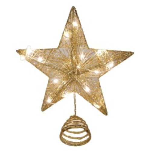  Novogodišnja svetleća zvezda, zlatna Cene