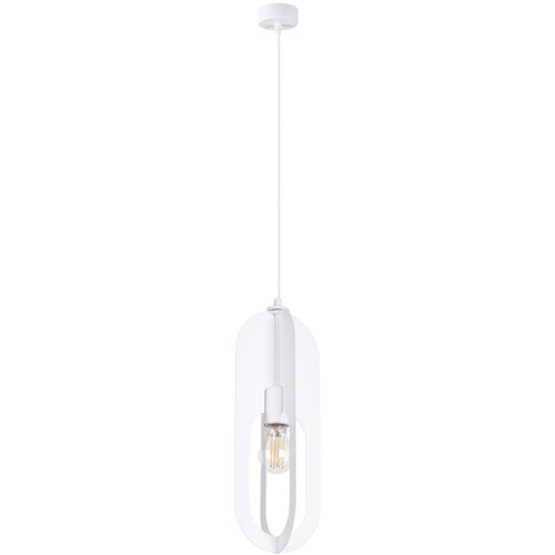 Sollux Lighting SL.1360 - visilica na sajli nicus 1xE27/15W/230V bela Cene