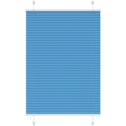 VidaXL Plisirana roleta plava 95x150 cm &amp;scaron;irina tkanine 94,4 cm Slike