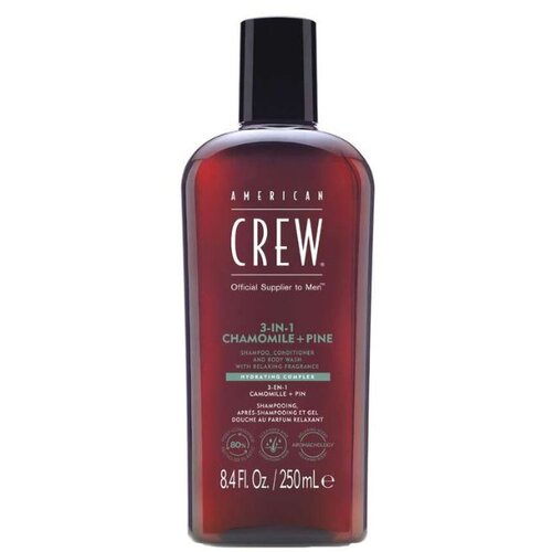 American Crew 3IN1 Relaxing (Kamilica + Bor) šampon, kondicioner i losion 250ml Cene