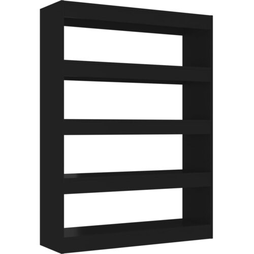 Maison Chic Knjižna omara - Knjižni regal črna 100x30x135 cm, (21723146) Slike