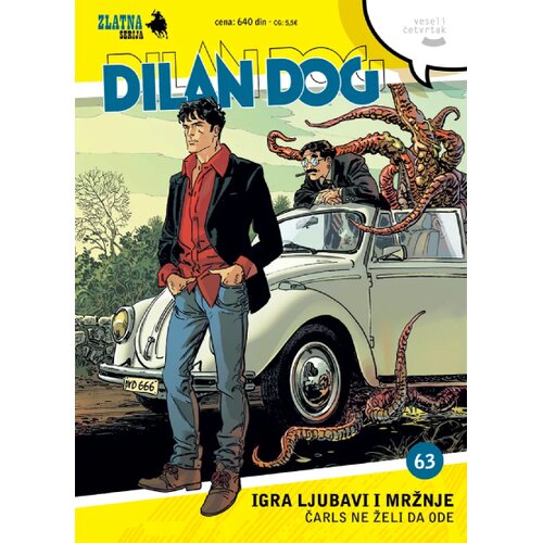 Veseli četvrtak Grupa autora - Zlatna serija 63 korica A - Dilan Dog Cene