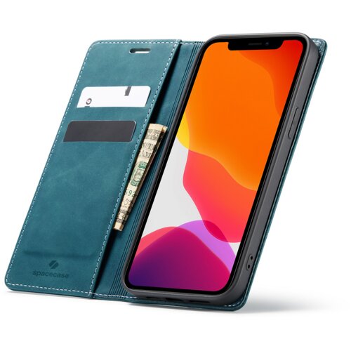 Spacecase DENARNICA ZA IPHONE 12 PRO MAX OVITEK MODRA, (21962245) Cene