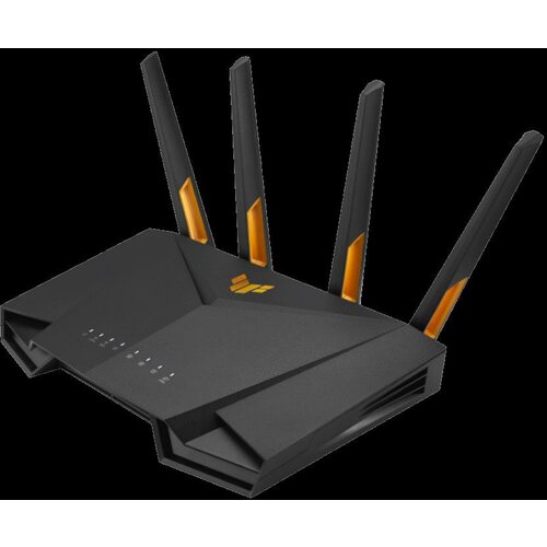 Bežični ruter ASUS TUF-AX4200 Wi-Fi/AX4200/574 Mbps/3603 Mbps/USB3.2/4 eksterne antene/crna Slike
