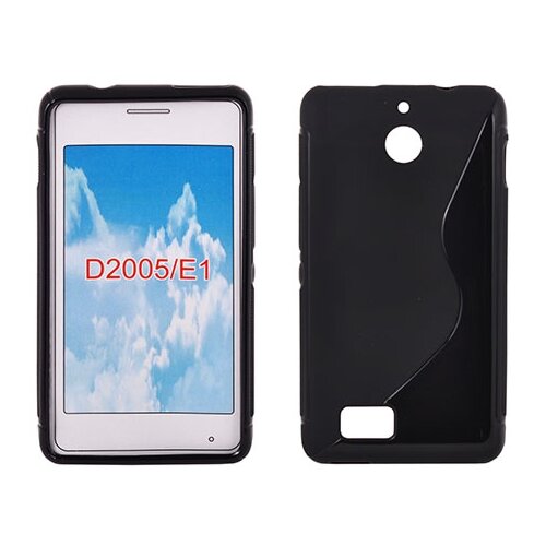  S silikonski ovitek sony xperia E1 D2004 črn Slike