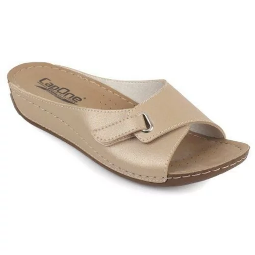 Capone Outfitters Mules - Gold - Wedge