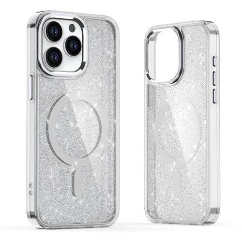  Maska za iPhone 16 Pro Mag Case Glitter ljubičasta Cene