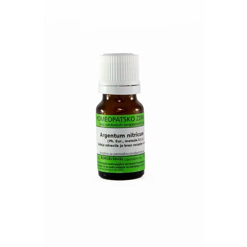  Argentum nitricum C6, homeopatske kroglice