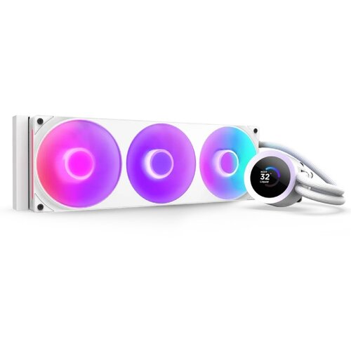 NZXT Kraken Plus 360 RGB V2 vodeno hlađenje belo (RL-KR360-W2) Slike