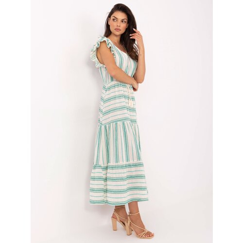 Och Bella Dress-TW-SK-BI-28760.97-white-green Slike