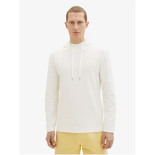 Tom Tailor Cream Men's Long Sleeve T-Shirt - Men