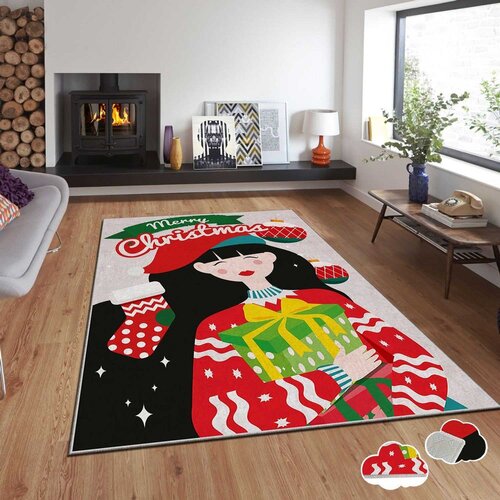 Conceptum Hypnose tepih s novogodi&scaron;njim motivima Asr-Crpt-1, Pravougaoni, 180 x 280 cm, &Scaron;areni Cijene