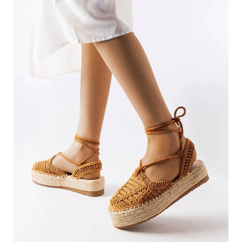 Gemre Camel lace-up espadrilles Partenia Cijene