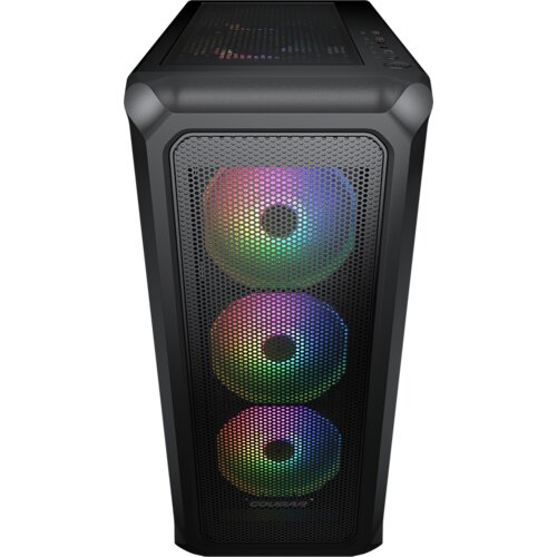  Archon 2 Mesh RGB (Black) 385CC50.0001 Case Archon2 Mesh RGB -Black / Mini tower / 3 ARGB fans /TG transparant side window/Black - CGR-5CC5B-MESH-RGB Slike