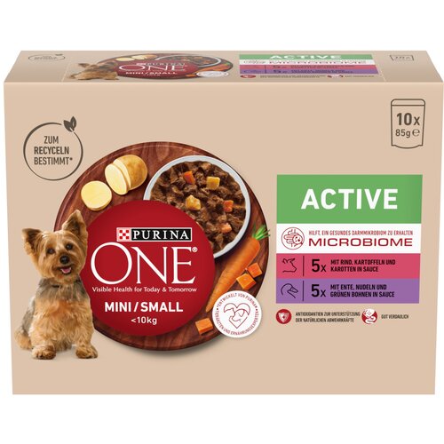Purina ONE Mini Active govedina i pačetina - 20 x 85 g Cijene